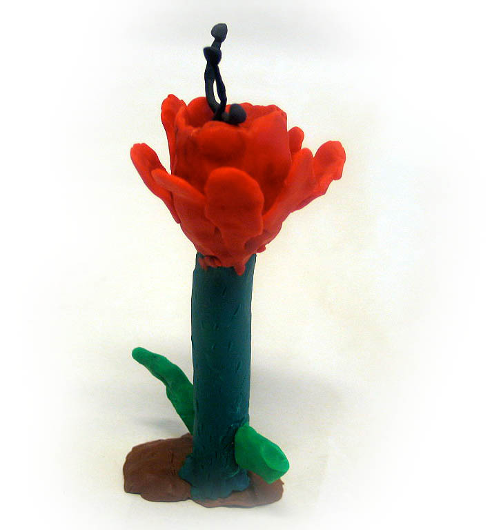 fleur rouge